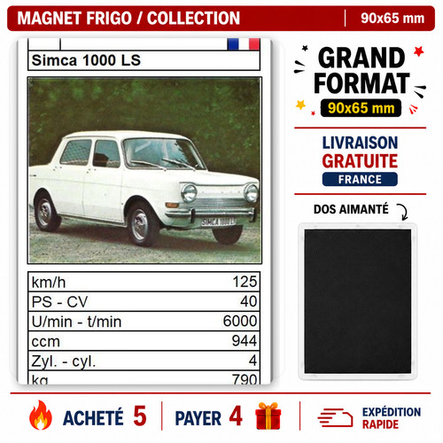 Magnet frigo simca - frigo, 1000
