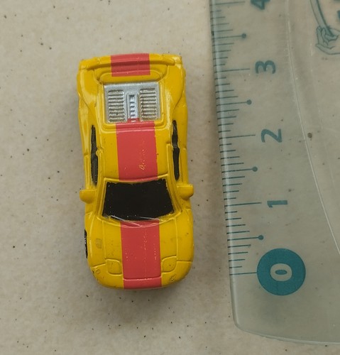 Voiture micro machines jaune - voiture,