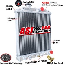 2-Rangées Radiateur Pour