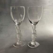 Duo de verre à pied cristal