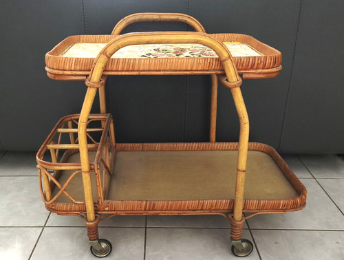 Desserte bar roulettes - roulettes,