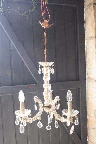 Ancien lustre feux - lustre,