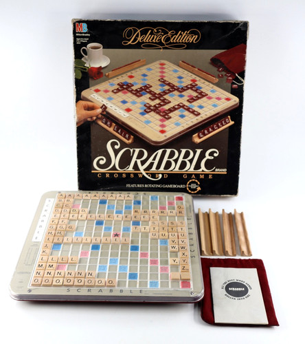 1989 scrabble deluxe - scrabble, edition