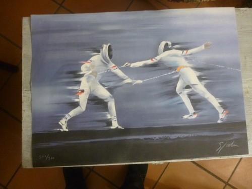 Lithographie victor spahn - lithographie,