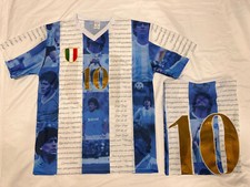 Maillot Supporters Maradona Célébration Argentine 10 Naples Adultes Enfants Main