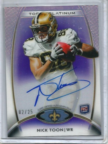 Nick toon 2012 topps platinum - toon,