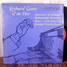 Paderewski Rachmaninoff Bauer