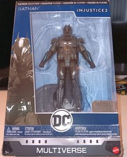 DC Multiverse Injustice 2 Batman METAL Die-cast Figure 100% Mattel 2017 6" PC