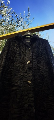Superbe manteau long astrakan - manteau,