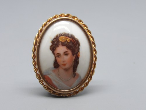 Broche ancienne limoges - broche,