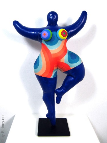 Figurine nana bleu - figurine,