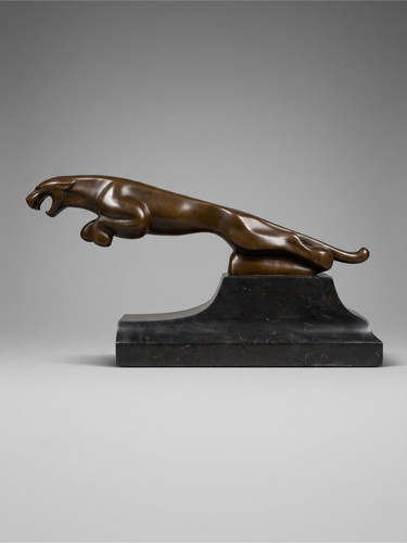 Grande sculpture jaguar art - sculpture,