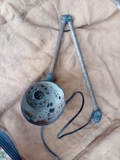 Lampe Industrielle Ancienne 2 Bras Annee 50-60