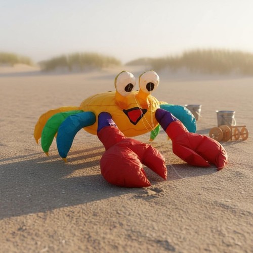 Cerf volant crabe - cerf-volant, pvc
