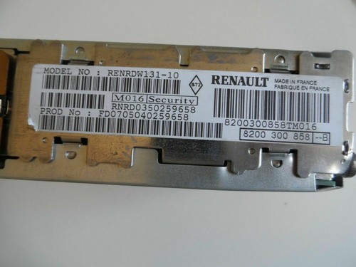 Poste autoradio renault clio - renault,