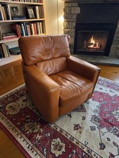 fauteuil en cuir vintage de