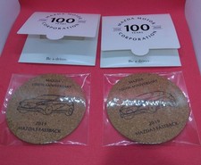 Mazda 100Th Anniversary Cork Coaster 2 Pieces