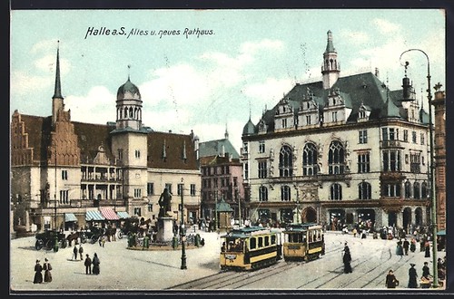 Carte postale hall s - hall,
