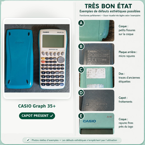 Casio graph calculatrice - graph,