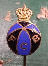 RARE Belgium Bruges FC Football Club Enamel Pin Badge Calcio Distintivo