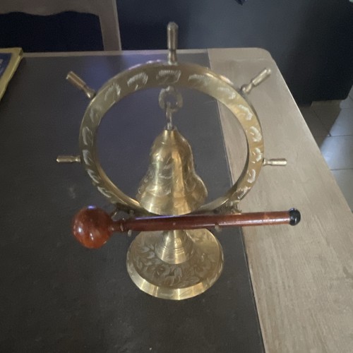 Cloche nautique laiton sur - cloche,