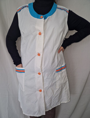 Nylon dederon smock apron - dederon,