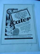 Calor Electric Hair Dryer Cold or Hot Advertising ADVERT 1929 Original