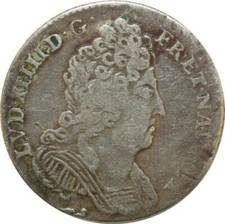 T3200 RARE 1/10 Ecu Louis XIV