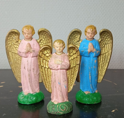 Anciens santons devineau - santons,