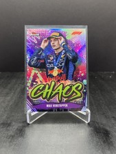 2024 Topps Finest Formula 1 F1 Max Verstappen Chaos Refractor #CH-1