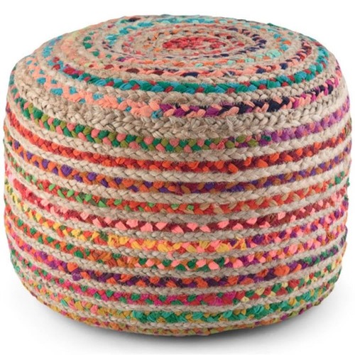 Simplihome margo round pouf - simplihome,