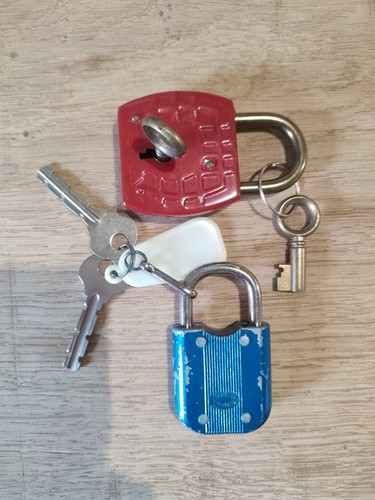 Lot ancien cadenas - lot, x2