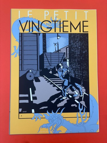 Herge serigraphie tintin - serigraphie, le
