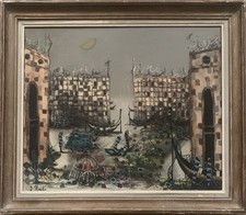 Tableau ancien hst paysage