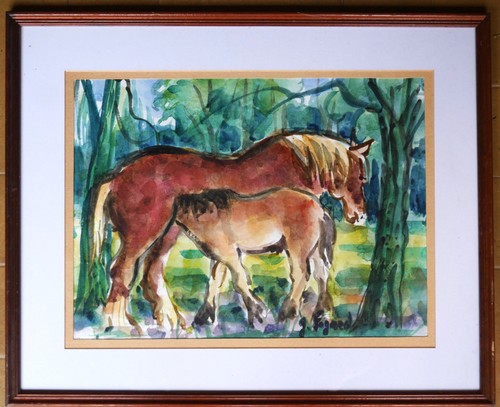 Tableau aquarelle gérard - de,