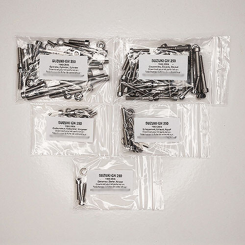 Suzuki 250 1982 2006 - gn, kit