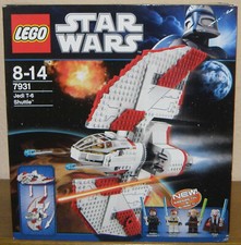 LEGO Star Wars 7931 Jedi T-6 Shuttle with Figures Instructions Original Packaging 100% Complete