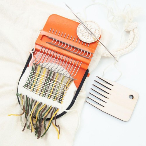 Darning loom weave tool repair - darning,