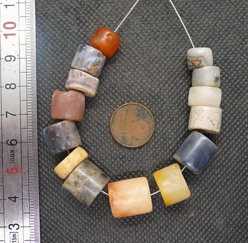 Lot perles agate jaspe - agate,