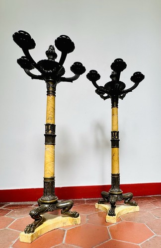 Immense paire chandeliers - paire, de