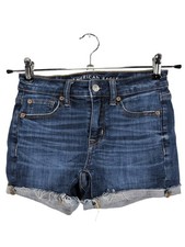 AMERICAN EAGLE OUTFITTERS Short en jean Dames Pantalon court T EU 34 bleu