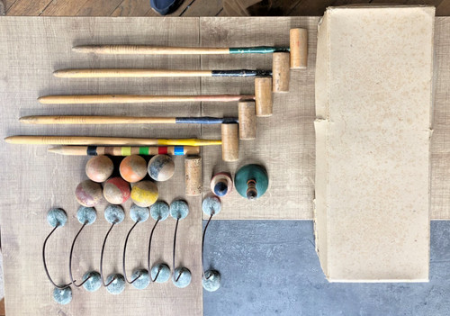 Ancien jeu croquet - de, table