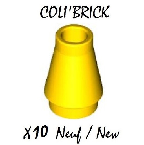 Lego 4589 10x brique cône - b,