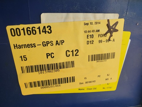 Claas 0166143 harness gps - 0166143,