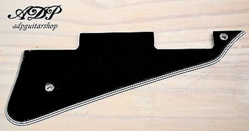 Plaque pickguard noir 5ply - pickguard,