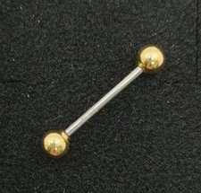 Piercing De Langue Or 18K 750