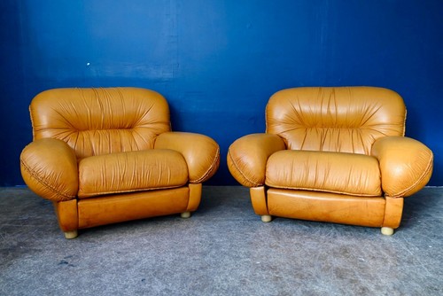 Paire fauteuils club - paire, de