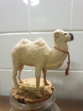 Ancien Chameau Patte Allumette Creche Noël Devineau Taille 3  12,5 Cm