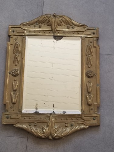 Petit miroir mercure - petit, ancien