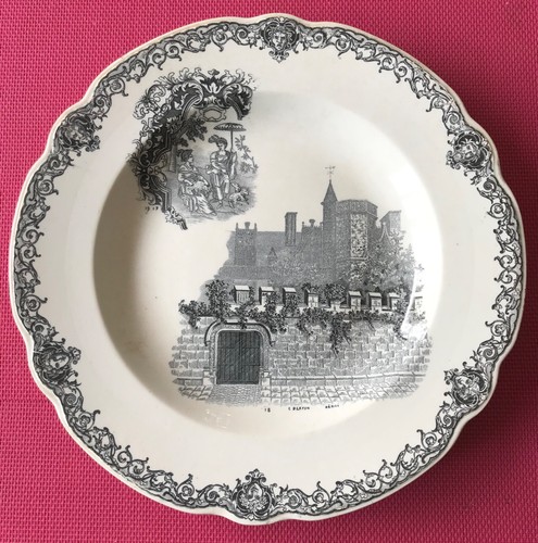 Plat faience fine - plat,